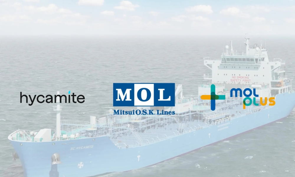 Hycamite and MOL to develop methane-splitting tech for marine propulsion