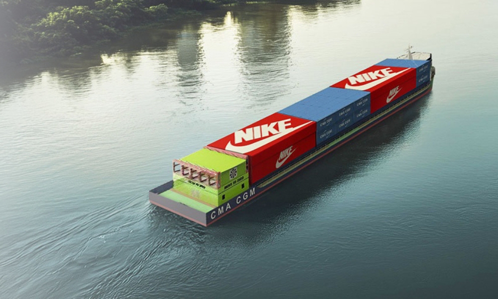CMA CGM to develop fully-electric barge to serve inland waterways in Vietnam