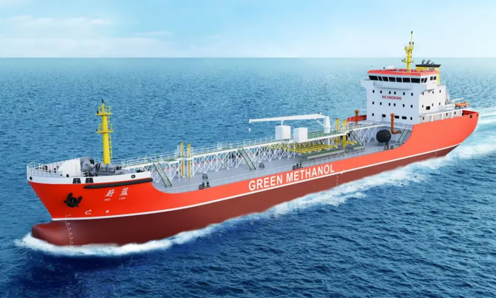 China: Construction begins for Zhejiang province’s first methanol bunker tanker 26 Zhejiang first methanol bunkering vessel