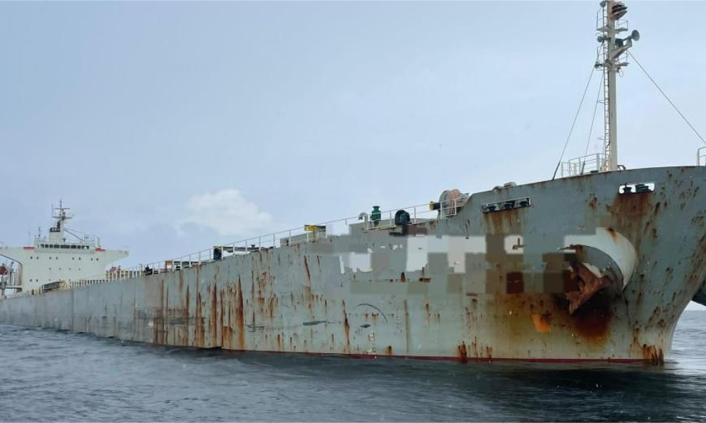 Malaysia: MMEA detains cargo vessel for illegal anchoring off Sekinchan