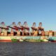 Ane Maersk during Shanghai Port's first methanol bunkering for 2025