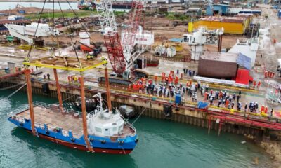 CSA launches Singapore’s largest electric supply boat, lays keel of fully electric tug