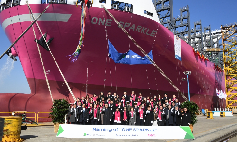Singapore-based ONE names methanol and ammonia-ready container vessel