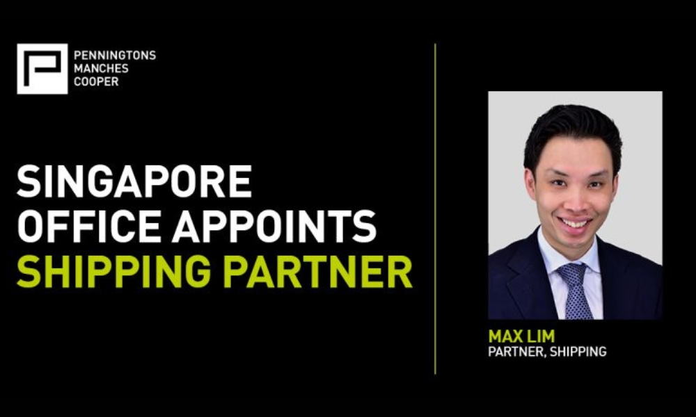 UK law firm Penningtons appoints Max Lim as shipping disputes partner in Singapore