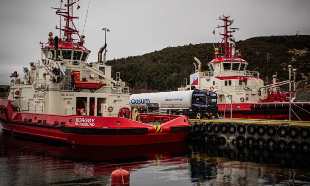 Gasum begins bio-LNG bunker fuel supply to Equinor tugboat pair