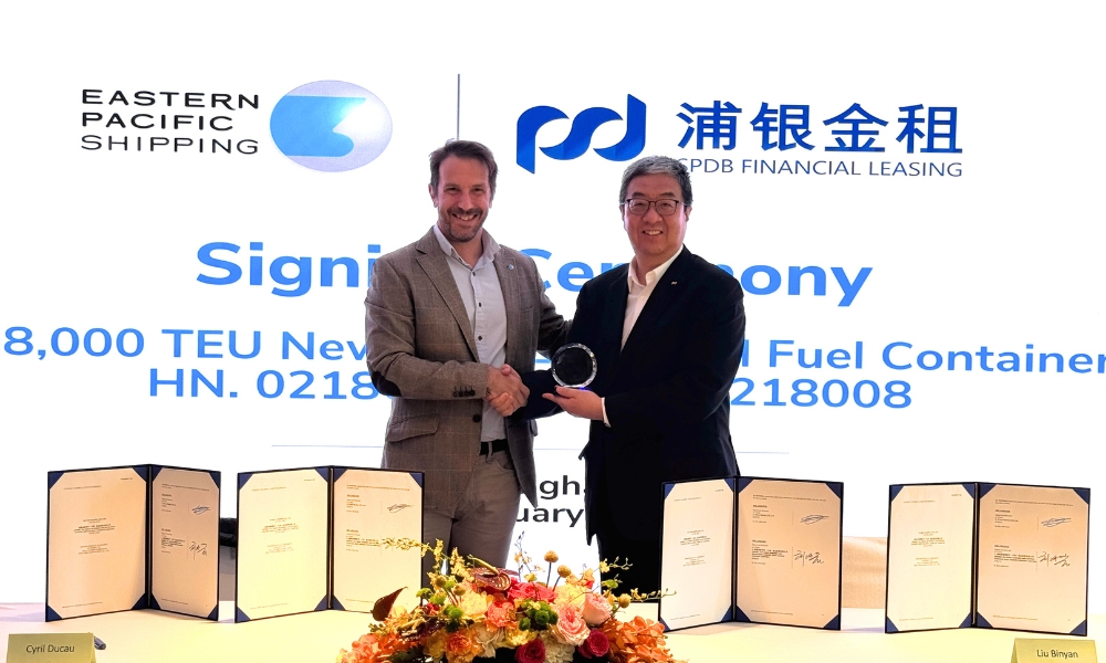 Singapore-based EPS secures financing for two LNG dual-fuel container ships
