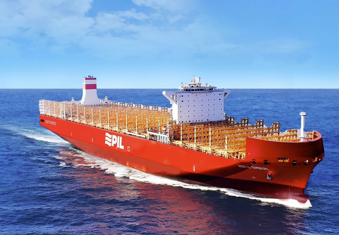 Singapore-based PIL names fourth 14,000 TEU LNG dual-fuel boxship in China 