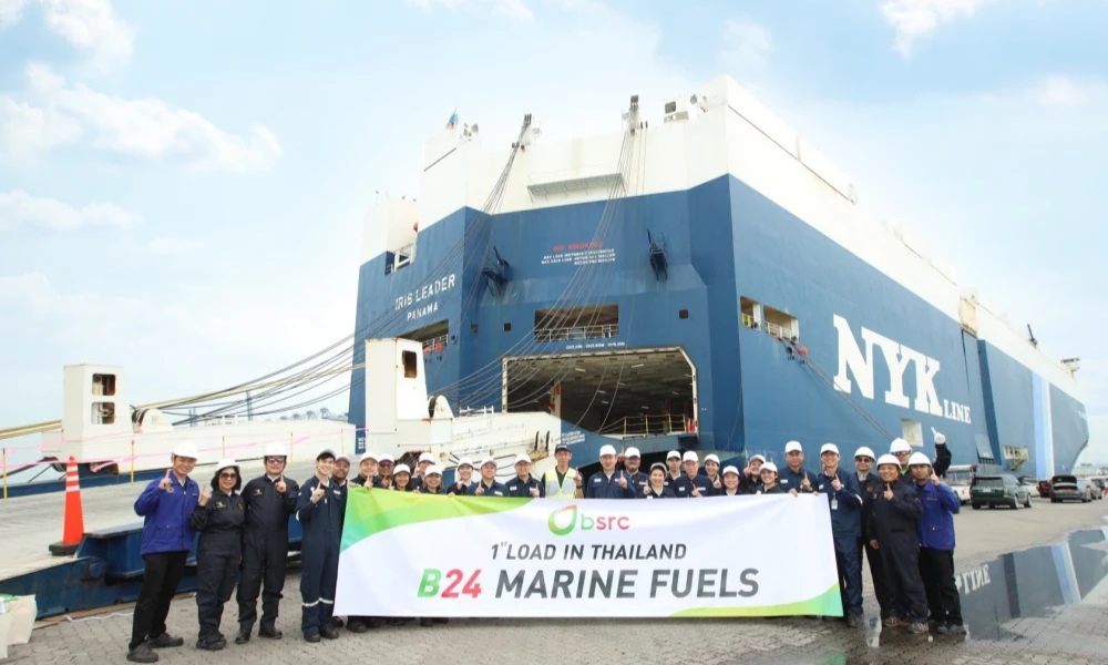 Bangchak Siracha completes first B24 bio bunker fuel delivery in Thailand