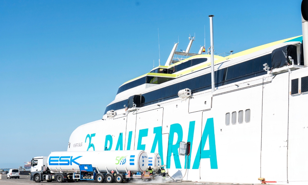 Baleària and Axpo complete first bio-LNG operations at Enagás terminals