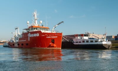 UniBarge completes green methanol bunkering operation of “Fugro Pioneer”