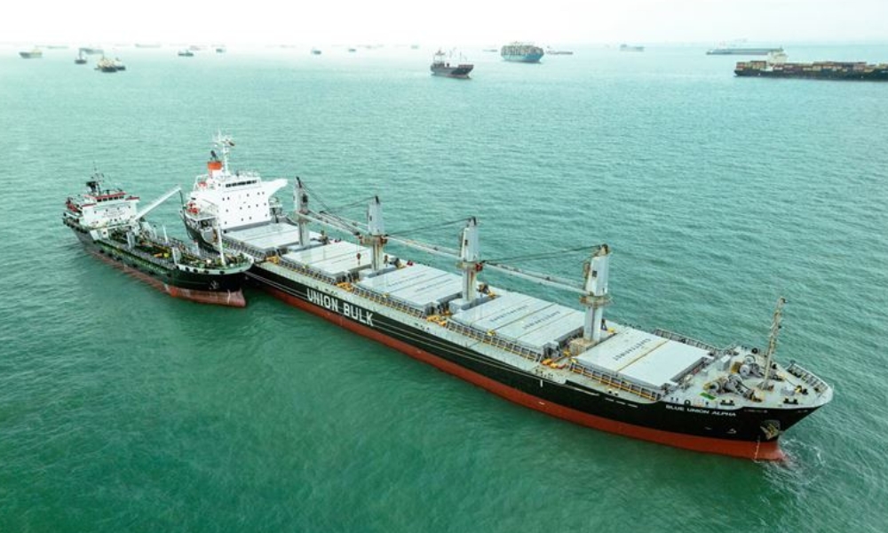 Dan-Bunkering coordinates Union Bulk’s first ever biofuel delivery in Singapore