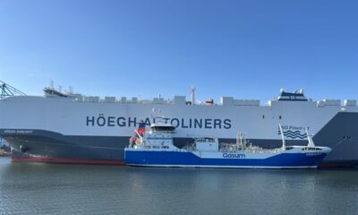Gasum completes SIMOPS LNG bunkering operation of PCTC “Höegh Sunlight”