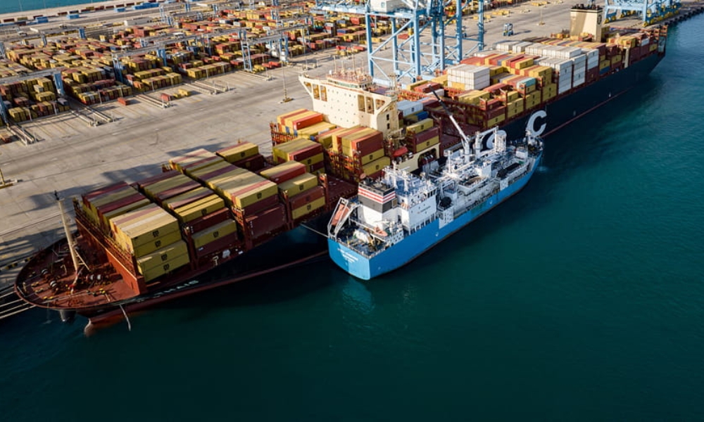 AD Ports Group hosts first STS LNG bunkering operation at Khalifa Port
