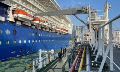 Singapore: EcoCeres and partners complete HVO bunkering operation of cruise ship