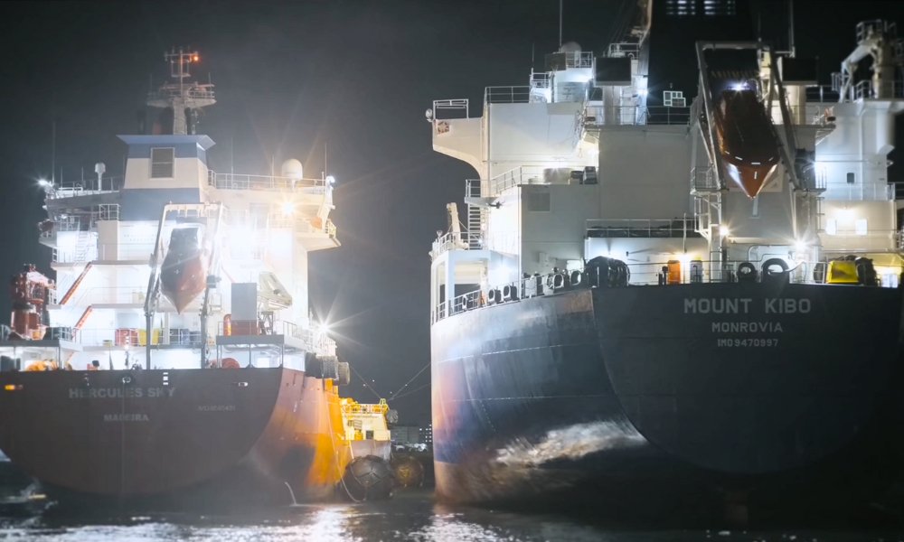 Hercules Tanker Management vessel “Mount Kibo” takes on B30 bio bunker fuel