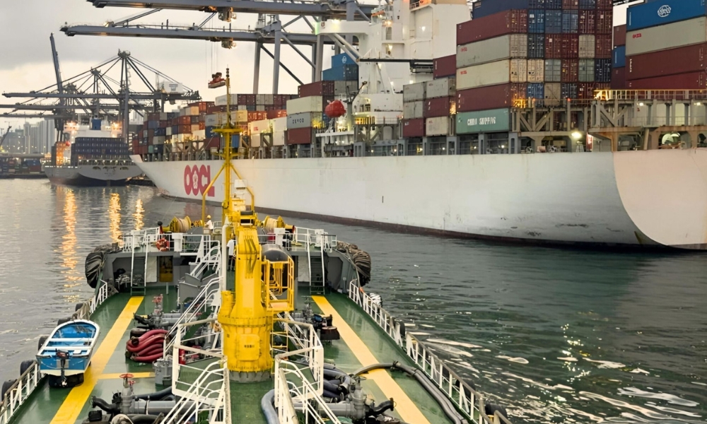 CPN and OOCL complete first B30 biofuel bunkering operation in Hong Kong
