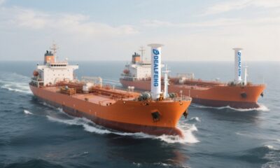 Singapore-based Hung Ze chemical tankers to be equipped with Dealfeng rotor sails