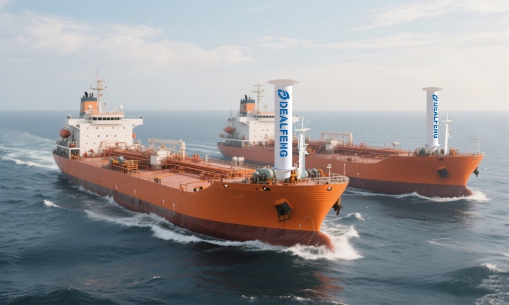 Singapore-based Hung Ze chemical tankers to be equipped with Dealfeng rotor sails