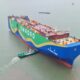 World’s first 9,300 CEU methanol dual-fuel car carrier launched in China