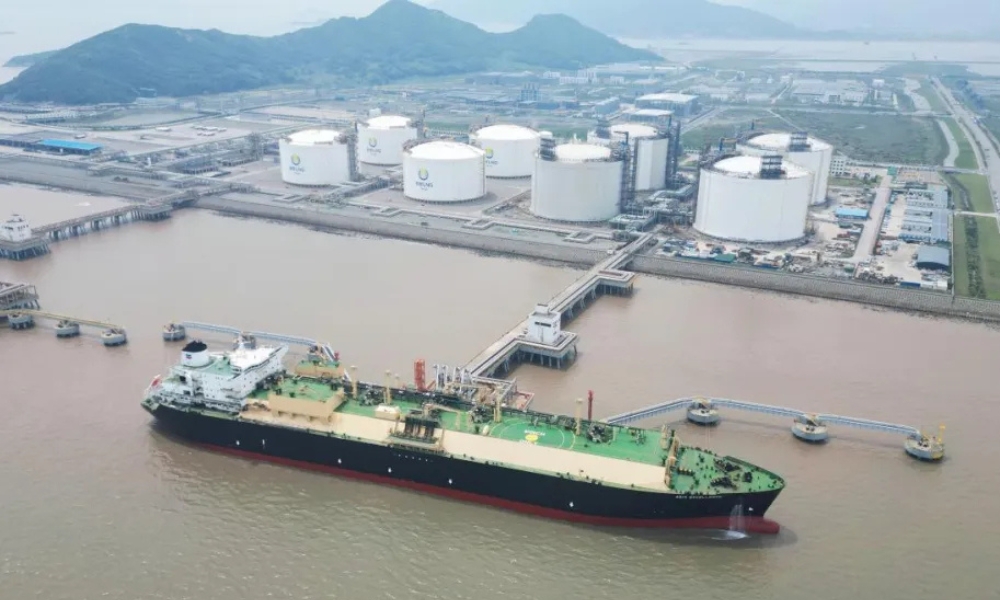 China: First LNG bonded warehouse in Zhoushan begins operation