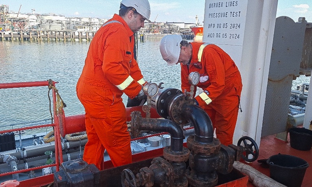 Seatrans Chemical Tankers vessel “Trans Emerald” takes on first bio bunker fuel supply