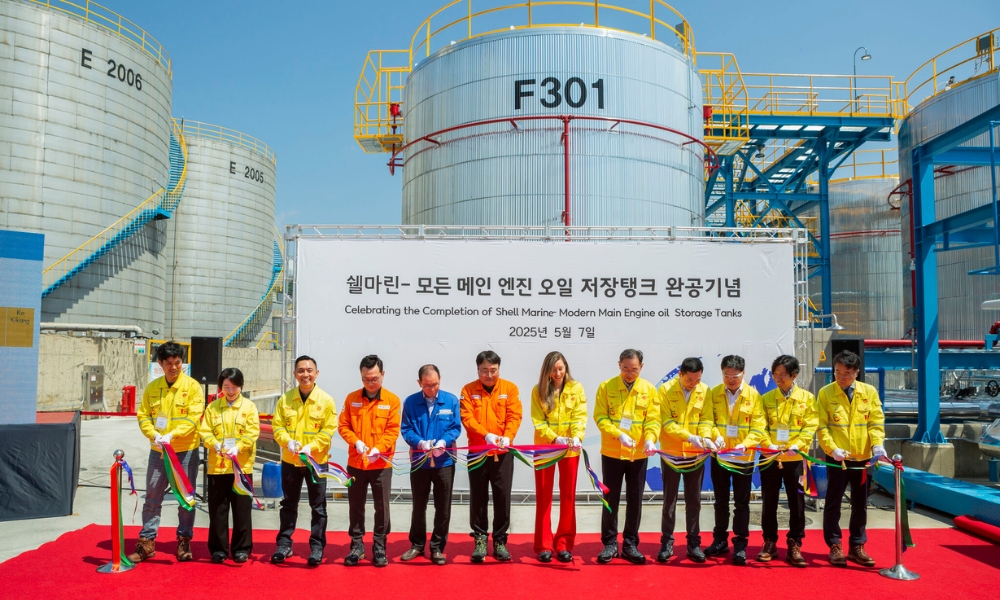 Shell Marine launches new lubricant tanks to improve operations in South Korea