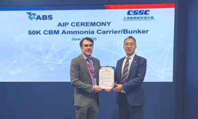 China’s SDARI receives AiPs for alternative-fuelled ships including ammonia bunker vessel