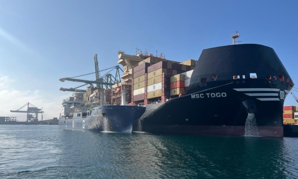 Axpo Solutions wraps up first-ever LNG STS bunkering operation in Port of Sines