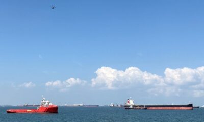 Skyports, TFG Marine complete Singapore’s first drone operations involving bunker tankers