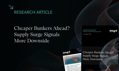 Integr8 Fuels: Cheaper bunkers ahead? Supply surge signals more downside