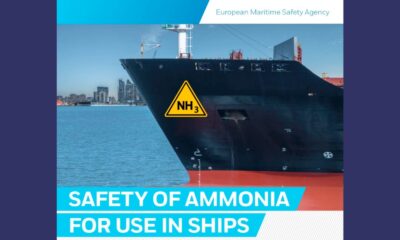 EMSA publishes more parts of its study on safety of ammonia as a bunker fuel