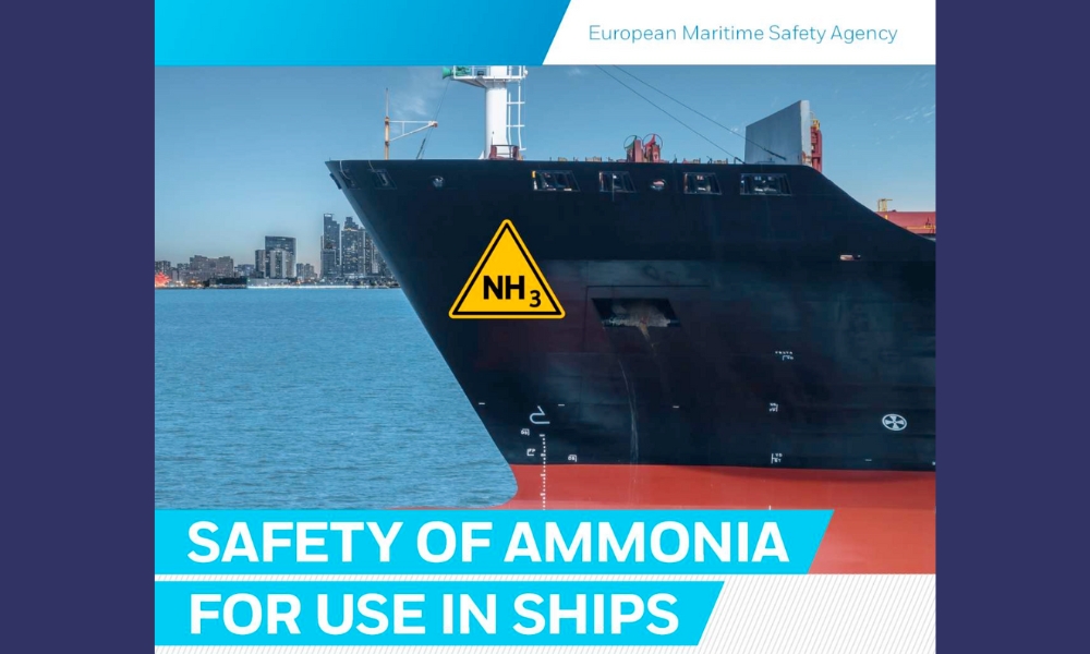 EMSA publishes more parts of its study on safety of ammonia as a bunker fuel