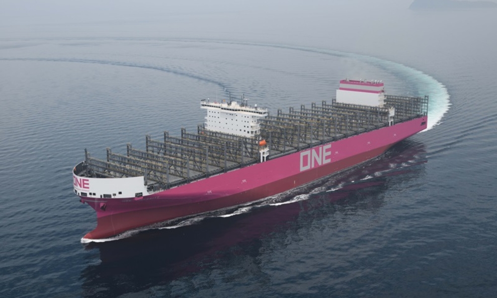 Imabari Shipbuilding delivers ammonia, methanol-ready containership “ONE Sincerity”