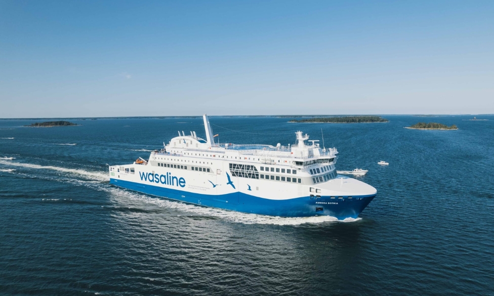 Wasaline vessel sailing across Baltic Sea to run solely on Gasum’s bio-LNG bunker fuel