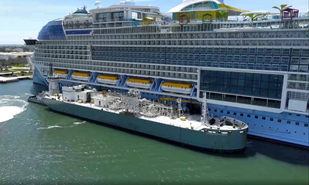 First LNG bunkering operation of world’s largest cruise ship completed at Port Canaveral