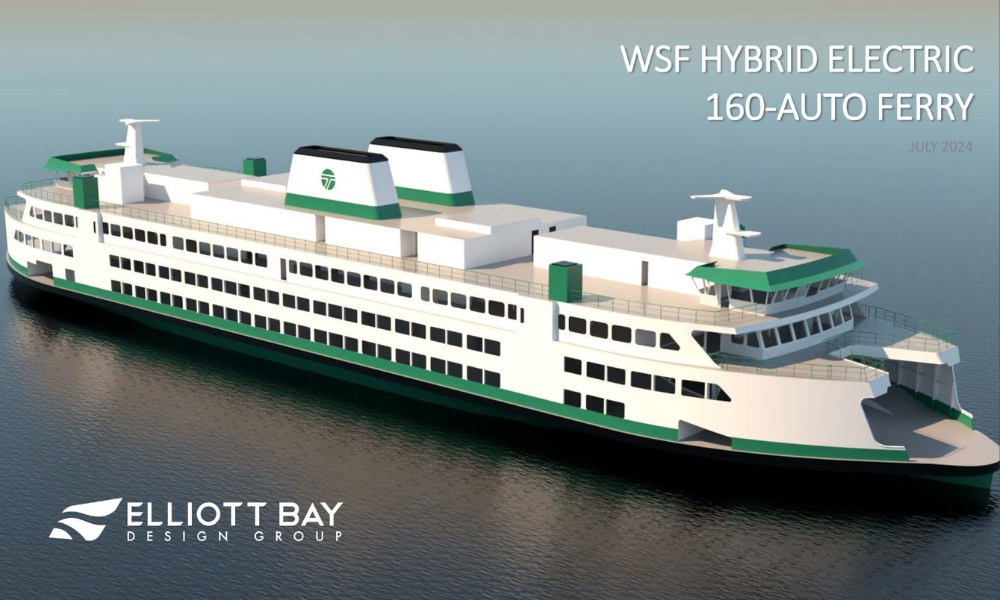 Eastern Shipbuilding receives approval from WSF to build hybrid-electric ferries