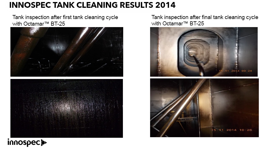 Innospec tank cleaning