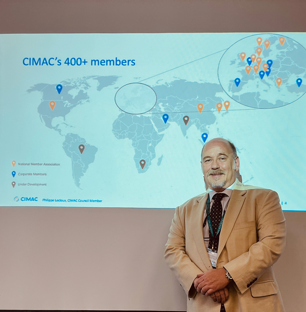 Philippe Lecloux at CIMAC briefing MT
