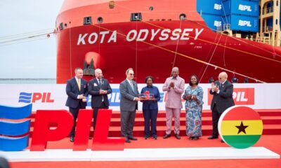 Singapore-based PIL names LNG dual-fuel container vessel “Kota Odyssey” in Ghana