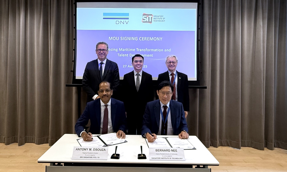 DNV and Singapore Institute of Technology renews MoU with focus on decarbonization