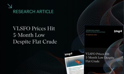 Integr8 Fuels: VLSFO bunker prices hit five-month low despite flat crude