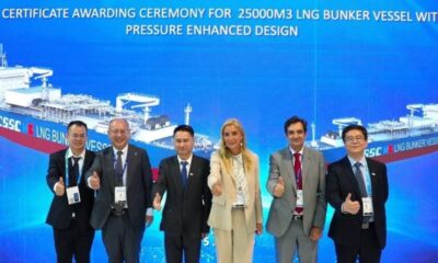 Hudong-Zhonghua secures BV AiP for 25,000 m³ LNG bunker vessel
