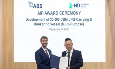 HD Hyundai Mipo secures ABS AiP for LNG carrier and bunker vessel design