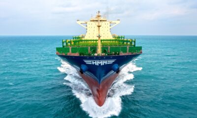 Korea-based integrated logistics company HMM on Thursday (16 October) said it ordered new vessels worth KRW 4 trillion (USD 2.8 billion), marking a significant investment in its fleet portfolio. The order includes a dozen 13,000 TEU sister ships and two Very Large Crude Carriers (VLCCs). The 13,000 TEU container vessels, all LNG dual-fuelled ships, will be built by HD Hyundai Heavy and Hanhwa Ocean. As decarbonisation regulations from the IMO and EU continue to strengthen, HMM said LNG is viewed as one of the most readily deployable lower-emission fuels. “By adding these new LNG dual-fuelled vessels to its existing portfolio, which already includes methanol-powered containerships and LNG-powered vessels, HMM continues to strengthen its position in sustainable shipping,” HMM said. “The new VLCCs will also contribute to diversifying and reinforcing the company’s bulk fleet portfolio.” Photo credit: HMM HMM puts in massive newbuilding order of 12 LNG dual-fuel boxships and VLCC duo