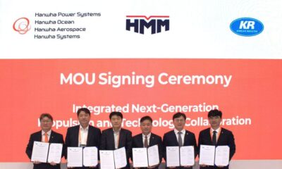 HMM, Hanwha and KR to develop zero-carbon propulsion system for ships