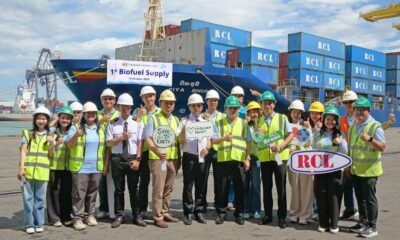 Thailand-based RCL ship sets sail on bio bunker fuel for first time