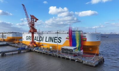 Grimaldi Group welcomes ammonia-ready PCTC “Grande Melbourne” to fleet
