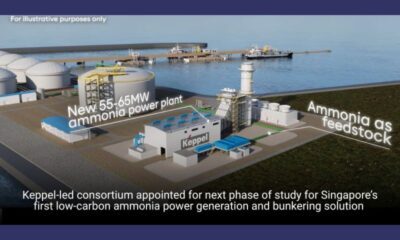 Keppel-led consortium to advance ammonia power generation, bunkering solution