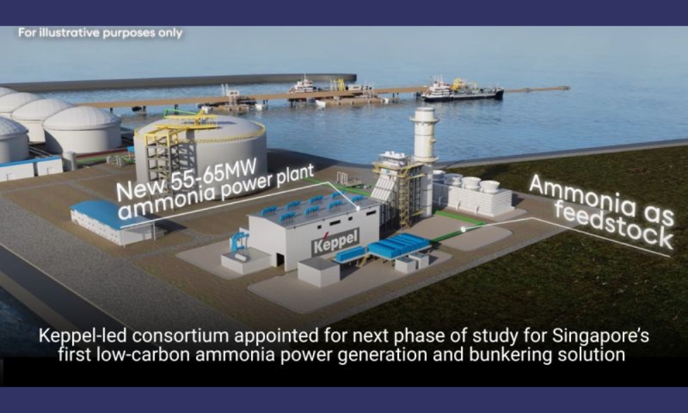 Keppel-led consortium to advance ammonia power generation, bunkering solution
