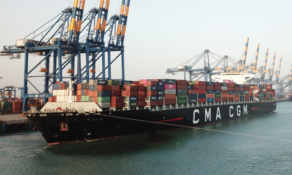CMA CGM Group ink LOI with Indian shipyard for six new LNG dual-fuel boxships